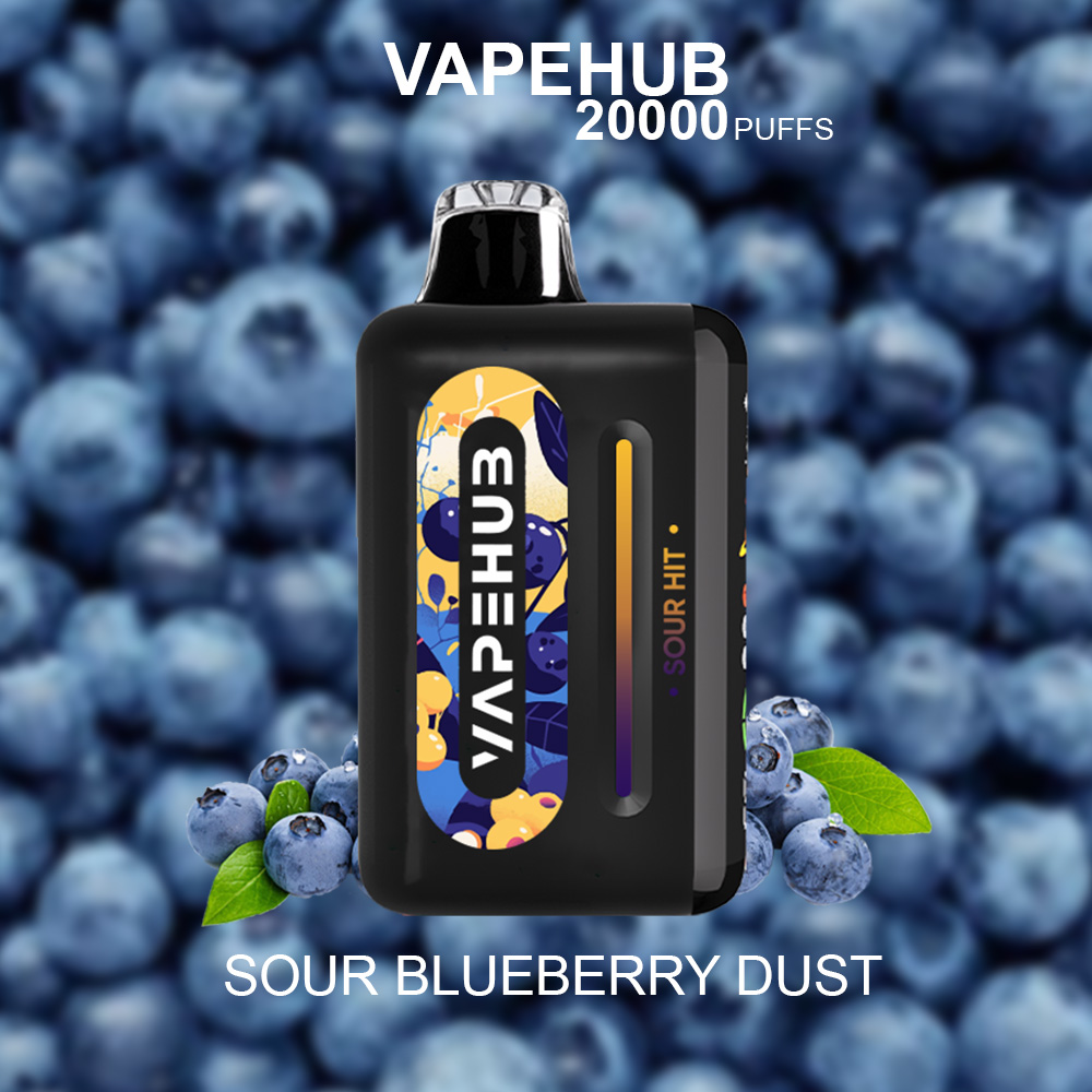 VAPEHUB SOUR BLUEBERRY DUST - 20000 PUFFS — Buy Online Australia | Buy Vape Online