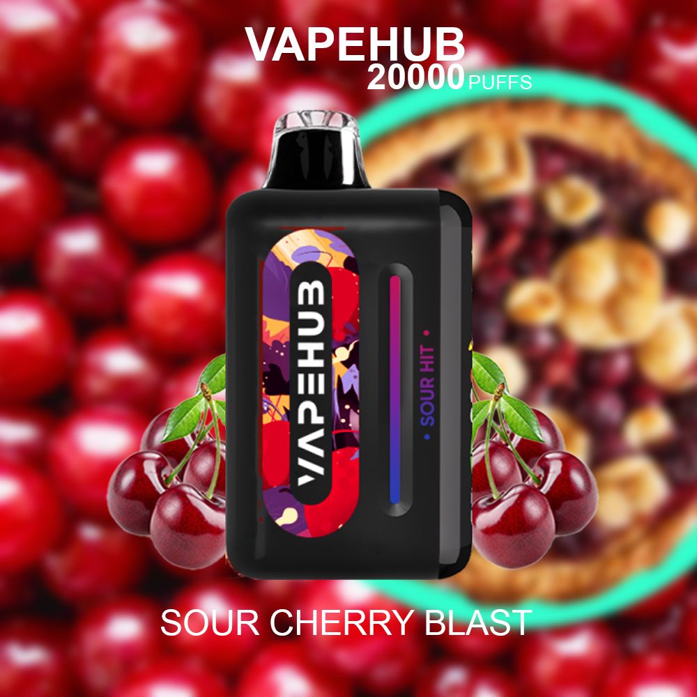 VAPEHUB SOUR CHERRY BLAST - 20000 PUFFS — Buy Online Australia | Buy Vape Online