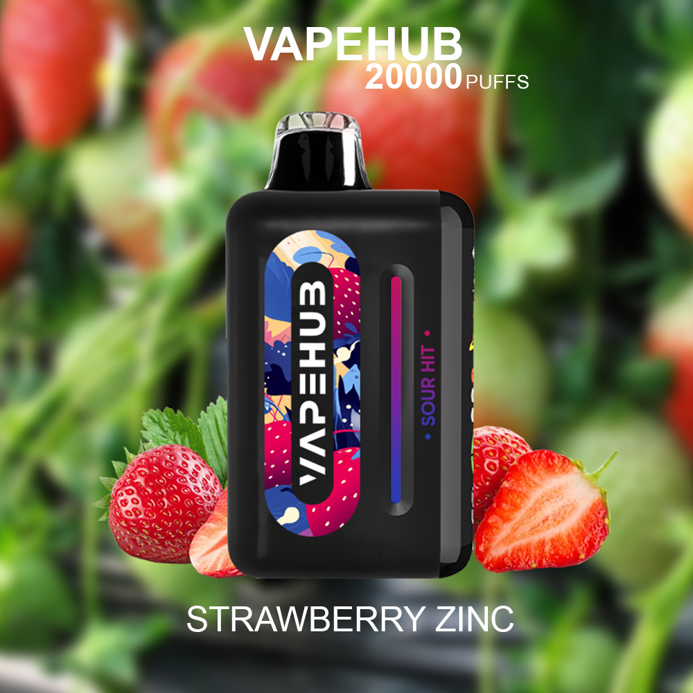 VAPEHUB STRAWBERRY ZING - 20000 PUFFS — Buy Online Australia | Buy Vape Online