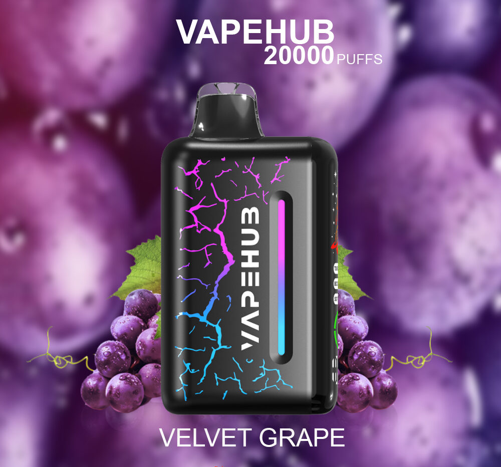 VAPEHUB VELVET GRAPE - 20000 PUFFS — Buy Online Australia | Buy Vape Online