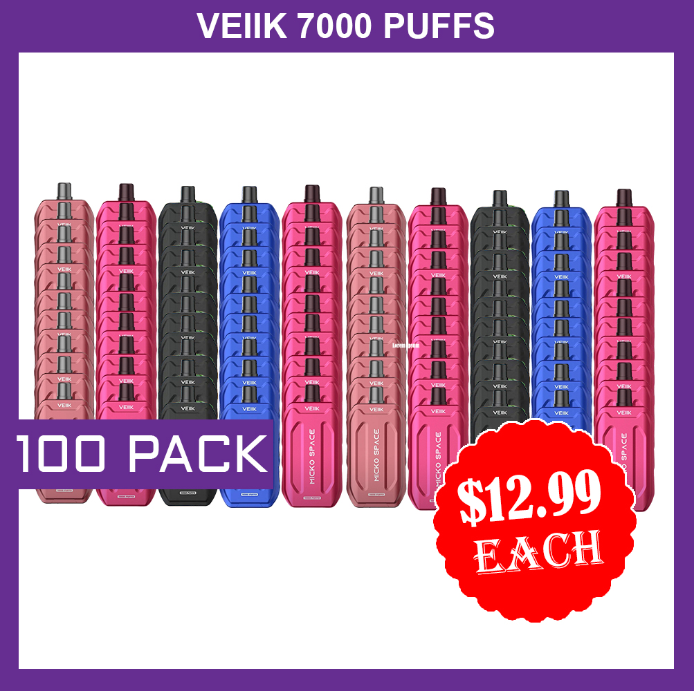 VEIIK 7000 PUFFS - 100 PACK — Buy Online Australia | Buy Vape Online