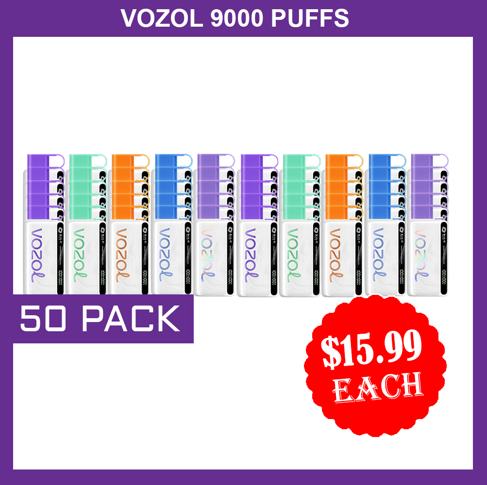 VOZOL 9000 PUFFS - 50 PACK — Buy Online Australia | Buy Vape Online