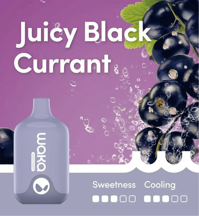 WAKA SMASH JUICY BLACK CURRANT - 6000 PUFFS — Buy Online Australia | Buy Vape Online