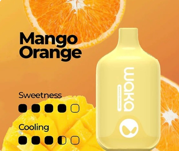 WAKA SMASH MANGO ORANGE - 6000 PUFFS — Buy Online Australia | Buy Vape Online