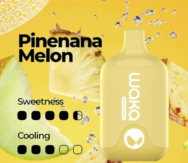 WAKA SMASH PINEAPPLE MELON - 6000 PUFFS — Buy Online Australia | Buy Vape Online