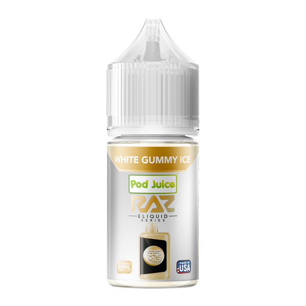 White Gummy Ice RAZ X Pod Juice — Buy Online Australia | Buy Vape Online