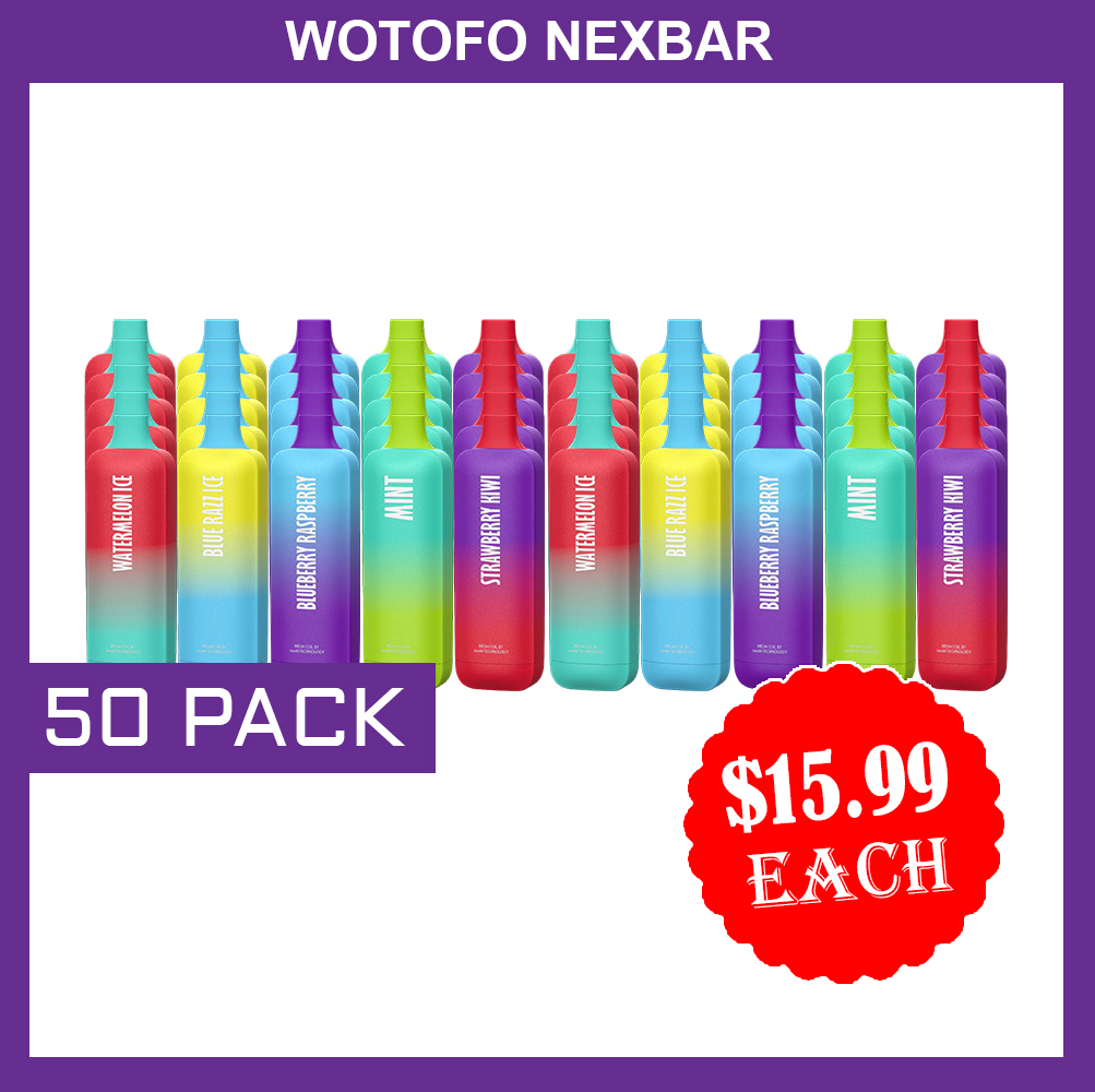 WOTOFO NEXBAR 7000 PUFFS - 50 PACK — Buy Online Australia | Buy Vape Online