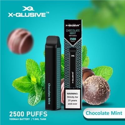 X - QLUSIVE CHOCOLATE MINT - 2500 PUFFS — Buy Online Australia | Buy Vape Online