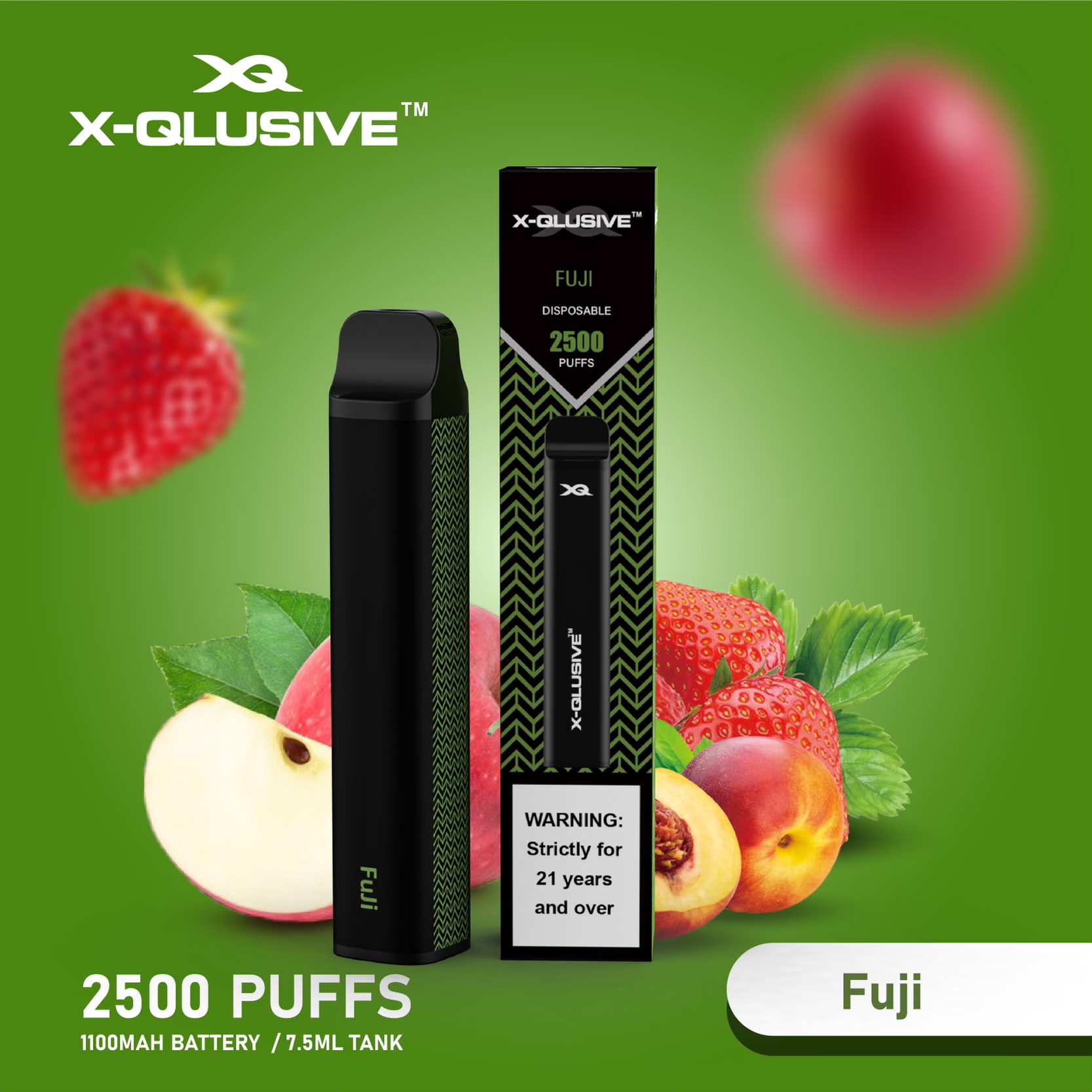 X - QLUSIVE FUJI - 2500 PUFFS — Buy Online Australia | Buy Vape Online