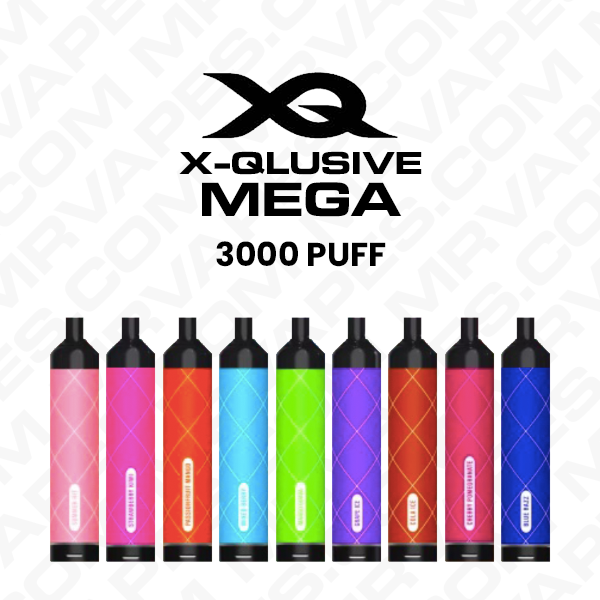X - QLUSIVE MEGA - 3600 PUFFS - 10 PACK