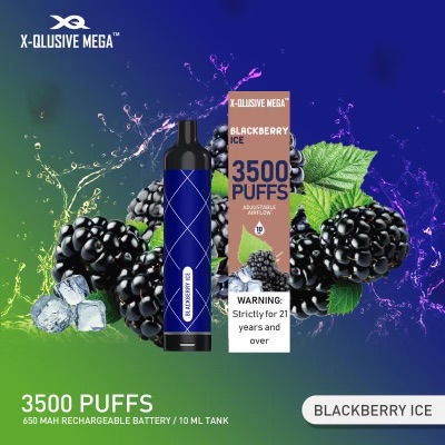 X - QLUSIVE MEGA BLACKBERRY ICE - 3500 PUFFS — Buy Online Australia | Buy Vape Online