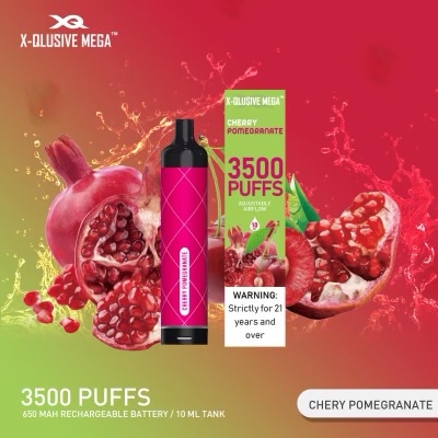 X - QLUSIVE MEGA CHERRY POMEGRANATE - 3500 PUFFS — Buy Online Australia | Buy Vape Online