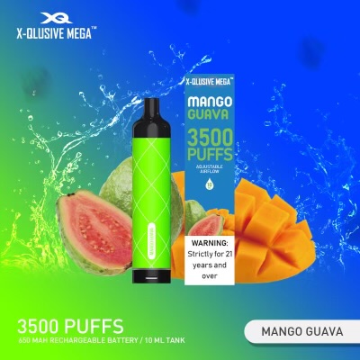 X - QLUSIVE MEGA MANGO GUAVA - 3500 PUFFS — Buy Online Australia | Buy Vape Online