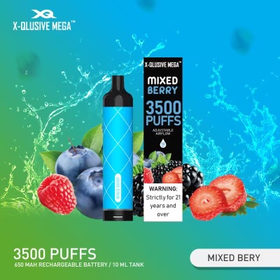 X - QLUSIVE MEGA MIXED BERRY - 3500 PUFFS — Buy Online Australia | Buy Vape Online