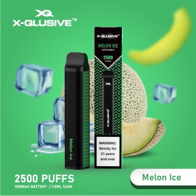 X - QLUSIVE MELON ICE - 2500 PUFFS — Buy Online Australia | Buy Vape Online