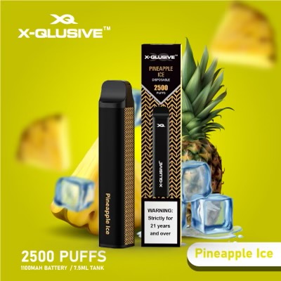 X - QLUSIVE PINEAPPLE ICE - 2500 PUFFS — Buy Online Australia | Buy Vape Online