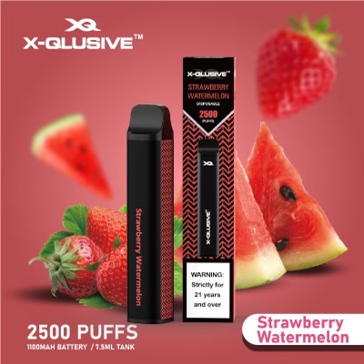 X - QLUSIVE STRAWBERRY WATERMELON - 2500 PUFFS — Buy Online Australia | Buy Vape Online