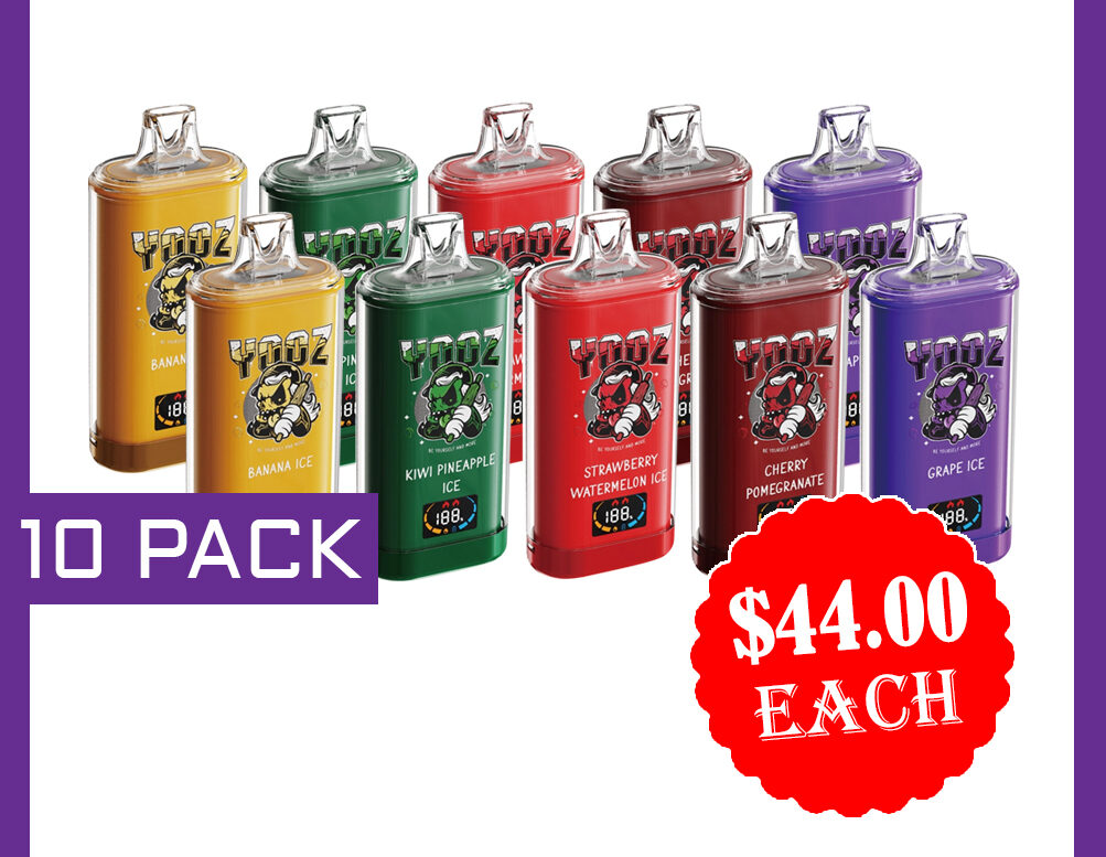 YOOZ ULTRA - 15000 PUFFS - 10 PACK — Buy Online Australia | Buy Vape Online