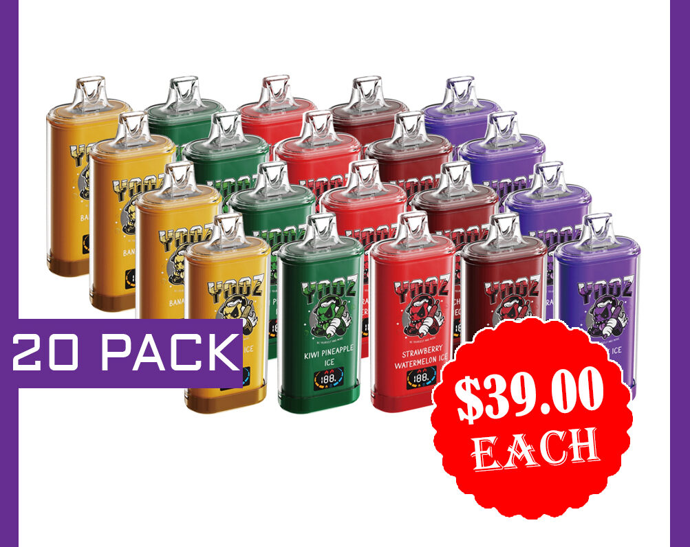 YOOZ ULTRA - 15000 PUFFS - 20 PACK — Buy Online Australia | Buy Vape Online