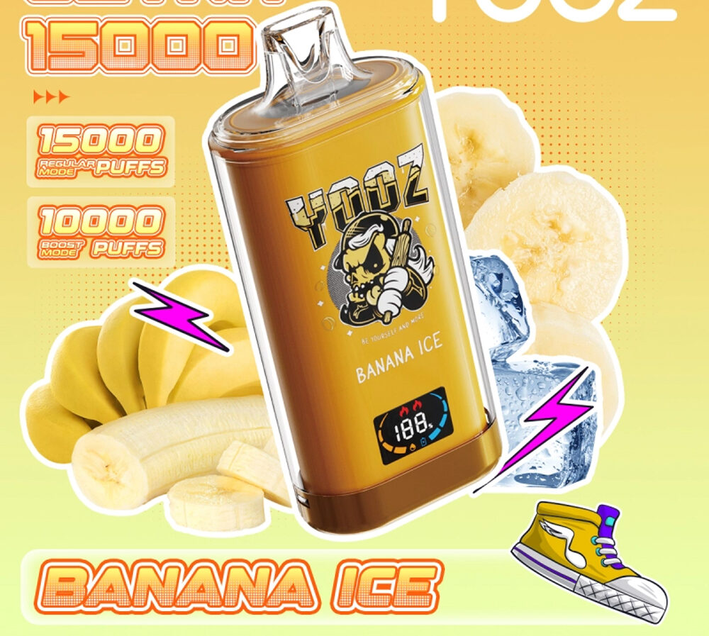 YOOZ ULTRA - BANANA ICE - 15000 PUFFS — Buy Online Australia | Buy Vape Online