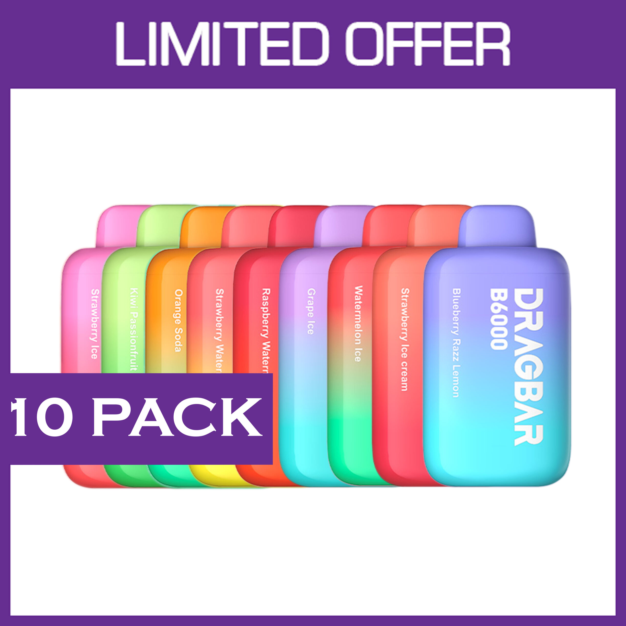 ZOOVOO DRAGBAR - 6000 PUFFS - 10 PACK — Buy Online Australia | Buy Vape Online