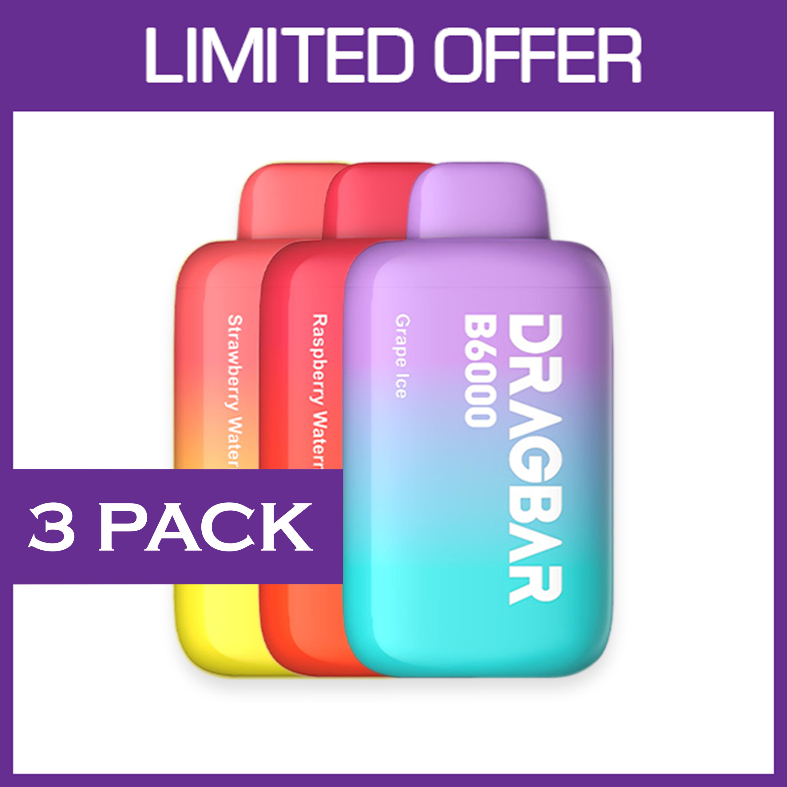 ZOOVOO DRAGBAR - 6000 PUFFS - 3 PACK — Buy Online Australia | Buy Vape Online