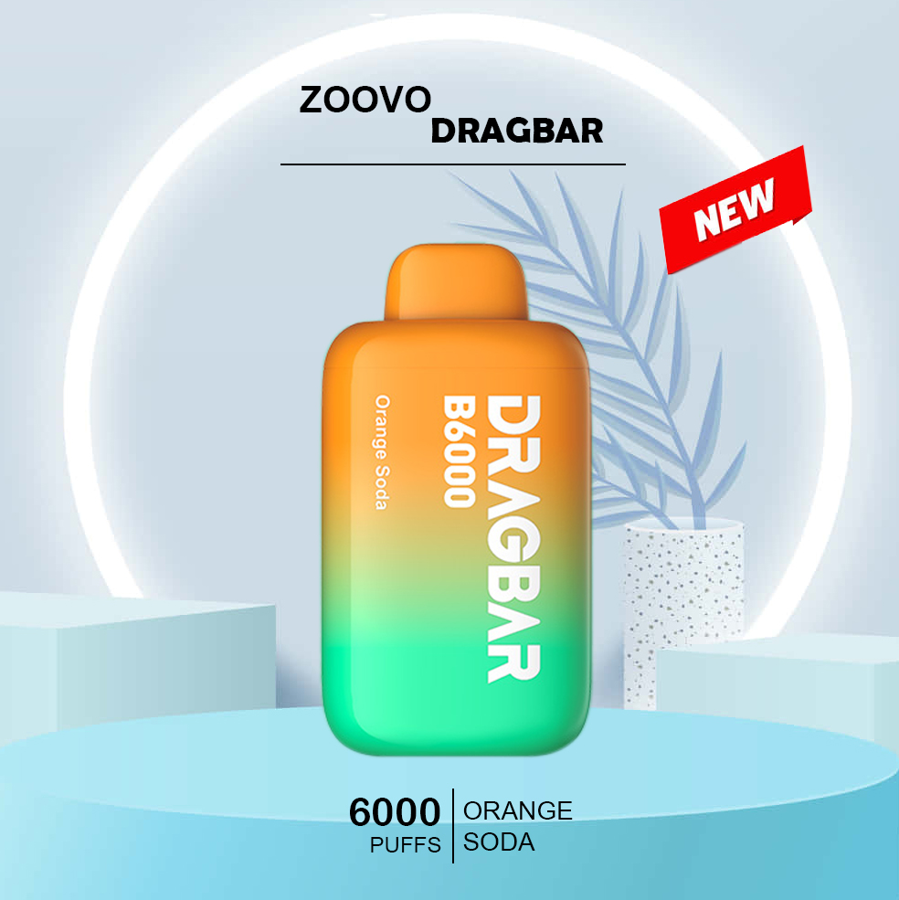 Zoovoo Dragbar Orange Soda 6000 Puffs — Buy Online Australia | Buy Vape Online