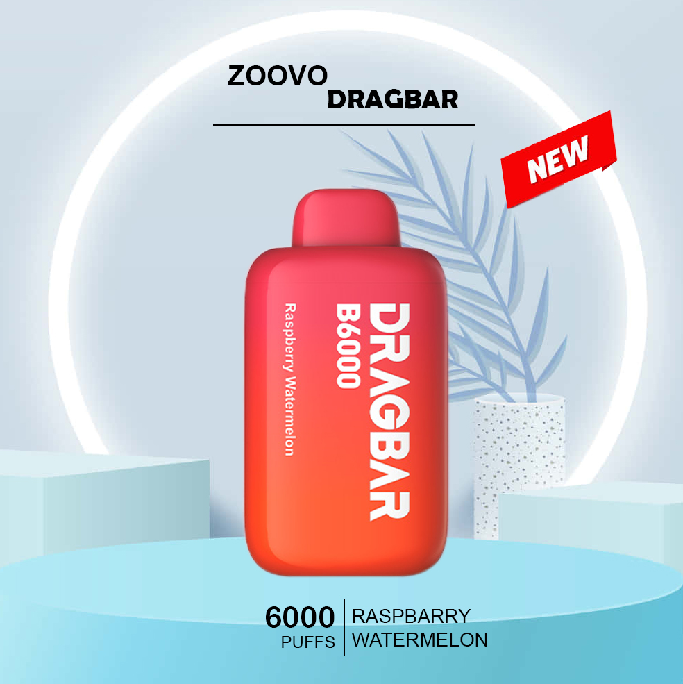 Zoovoo Dragbar Raspberry Watermelon 6000 Puffs — Buy Online Australia | Buy Vape Online