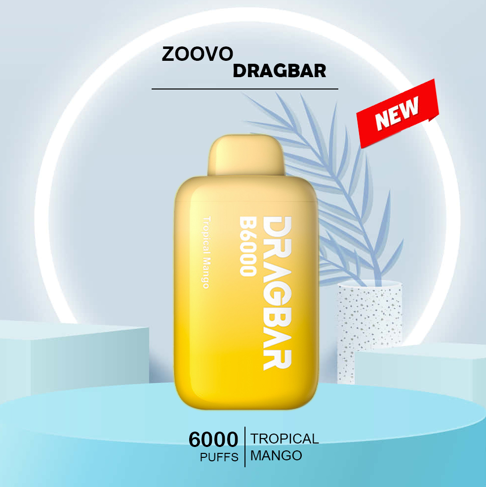 Zoovoo Dragbar Tropical Mango - 6000 Puffs — Buy Online Australia | Buy Vape Online